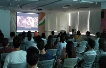 Screening of Indian Movie at the Consulate General of India, Guangzhou on 07th September, 2019.
